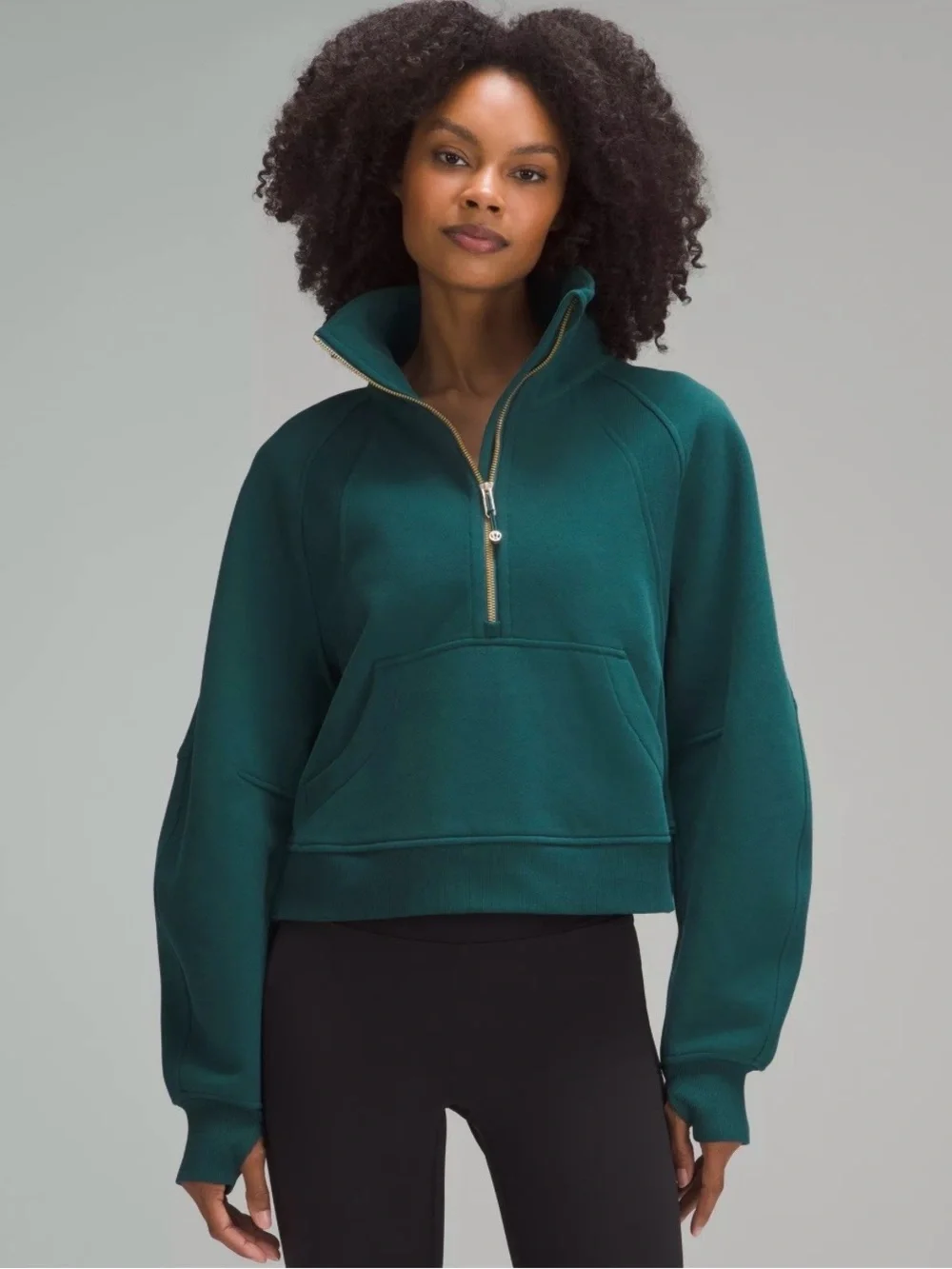 Lululemon Scuba Oversized Funnel-Neck Half Zip